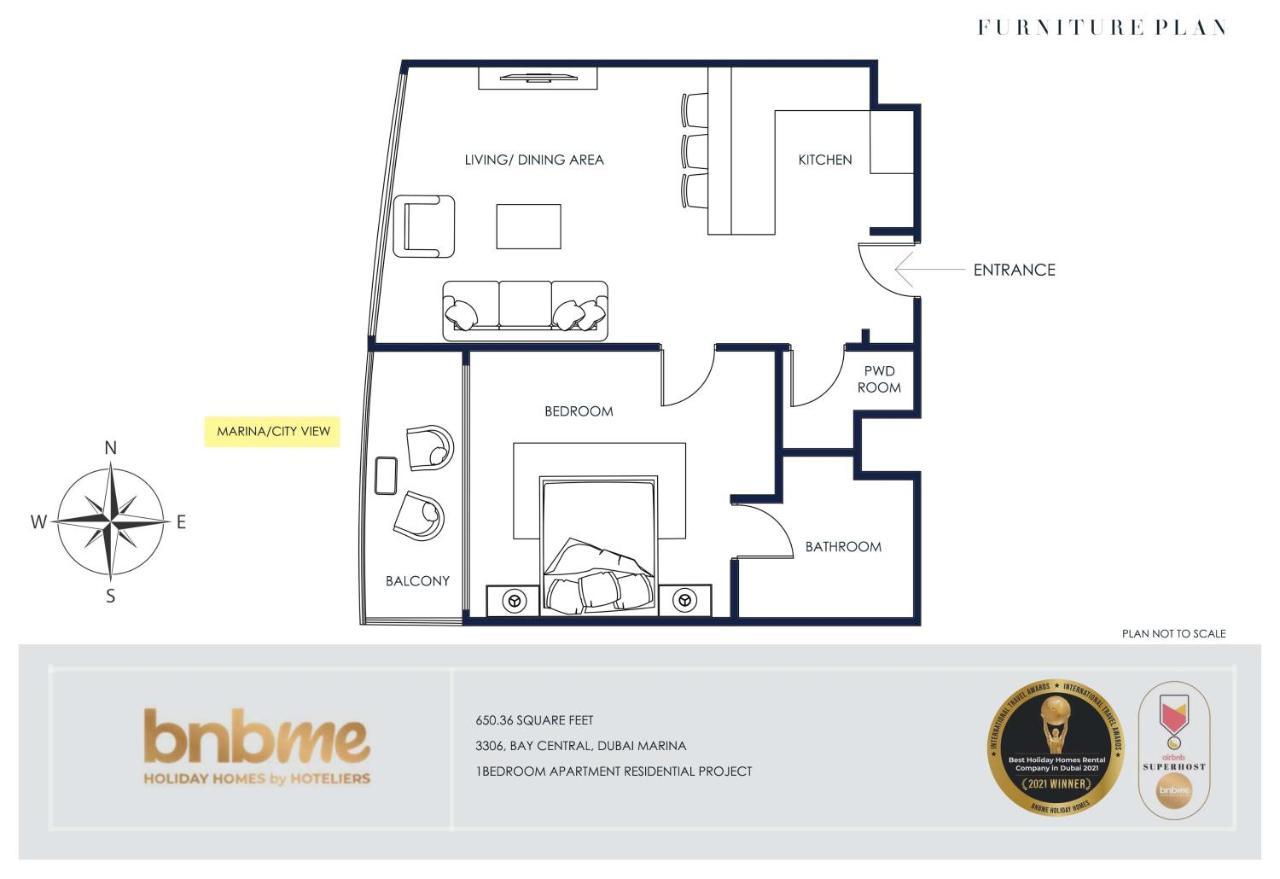 Bnbme - Bay Central Lejlighed Dubai Eksteriør billede